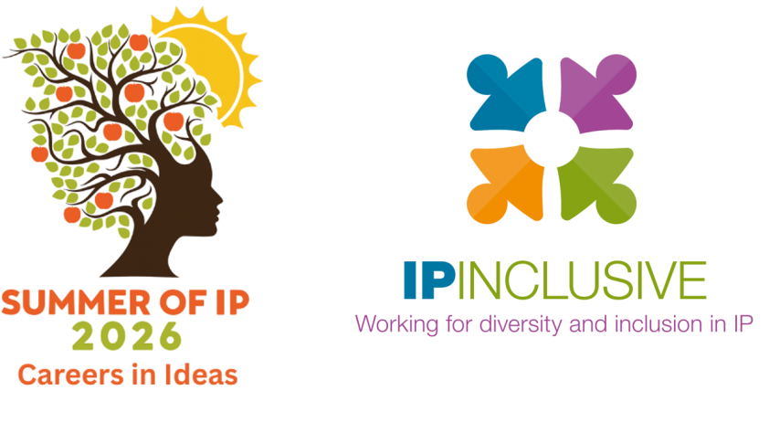 Summer of IP logo and IP Inclusive logo